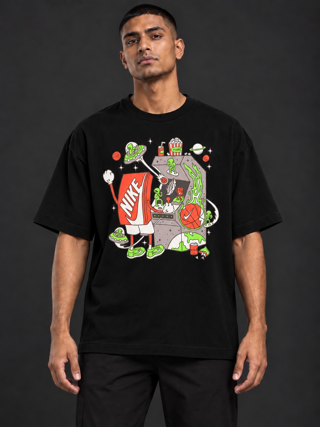 Camiseta Arcade Galáctico
