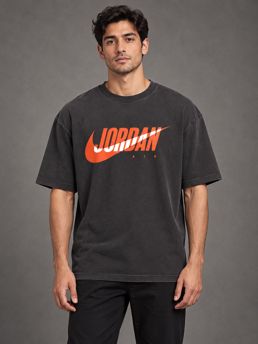 Camiseta Trazo Naranja
